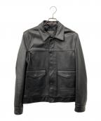 SCHOTT BROS.ショット）の古着「NAKED COW G-JACKET」｜ブラック