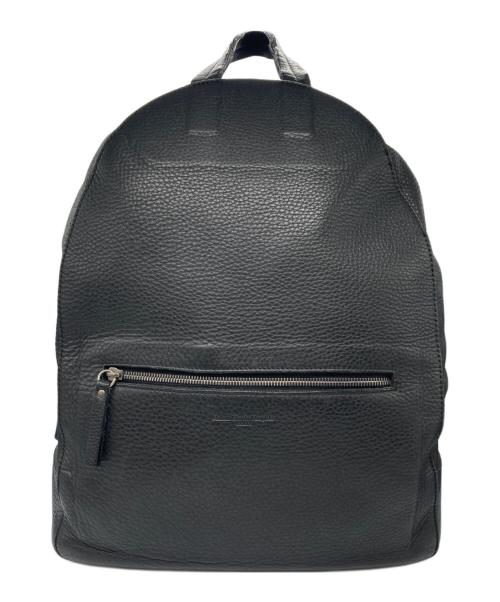 Maison Martin Margiela（メゾンマルタンマルジェラ）Maison Martin Margiela (メゾンマルタンマルジェラ) レザーリュック ブラック サイズ:-の古着・服飾アイテム