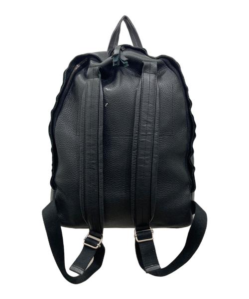 Maison Martin Margiela（メゾンマルタンマルジェラ）Maison Martin Margiela (メゾンマルタンマルジェラ) レザーリュック ブラック サイズ:-の古着・服飾アイテム