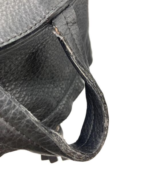 Maison Martin Margiela（メゾンマルタンマルジェラ）Maison Martin Margiela (メゾンマルタンマルジェラ) レザーリュック ブラック サイズ:-の古着・服飾アイテム