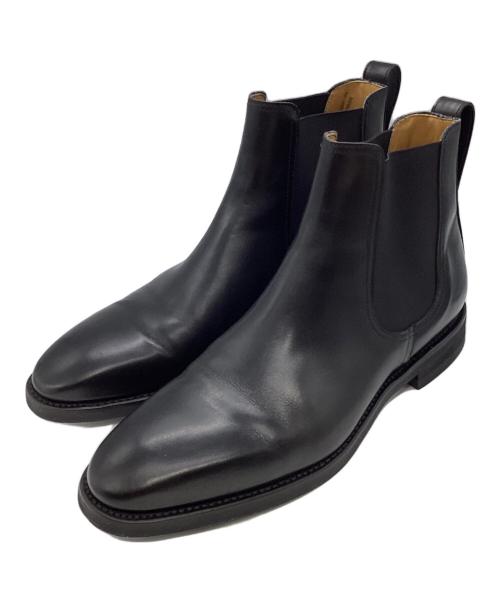 berwick（バーウィック）berwick (バーウィック) サイドゴアブーツ　376 ブラック サイズ:7　1/2の古着・服飾アイテム