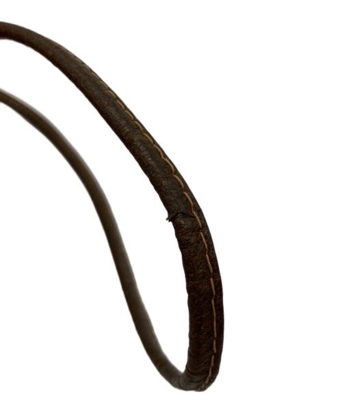 GUCCI（グッチ）GUCCI (グッチ) OLD GUCCI　オールドグッチ　GGスプリームキャンバス×レザー　ショルダーバッグ ブラウンの古着・服飾アイテム