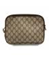 GUCCI (グッチ) OLD GUCCI　オールドグッチ　GGスプリームキャンバス×レザー　ショルダーバッグ ブラウン：16000円