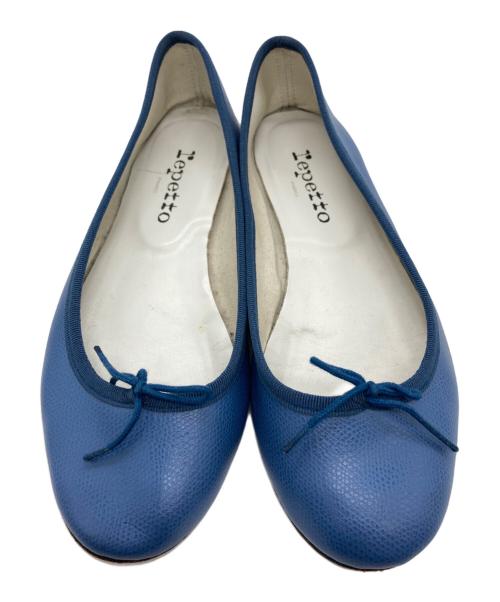 repetto（レペット）repetto (レペット) CENDRILLON バレエシューズ ブルー サイズ:38の古着・服飾アイテム