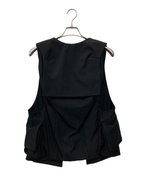 mb（エムビー）mb (エムビー) ユーティリティベスト ブラック サイズ:Freeの古着・服飾アイテム