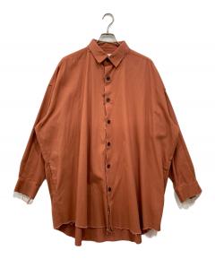 中古・古着通販】Cale (カル) リネンウールシャツ グレー サイズ:3
