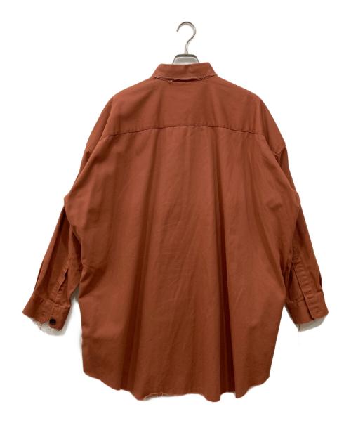 mb（エムビー）mb (エムビー) ビッグシャツ ブラウン サイズ:2の古着・服飾アイテム
