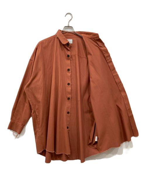 mb（エムビー）mb (エムビー) ビッグシャツ ブラウン サイズ:2の古着・服飾アイテム