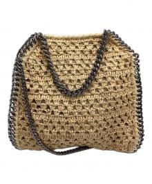 STELLA McCARTNEY（ステラマッカートニー）の古着「Falabella Mini Tote Rafia」｜ナチュラル
