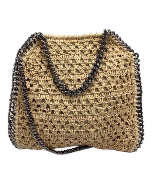 STELLA McCARTNEY（ステラマッカートニー）STELLA McCARTNEY (ステラマッカートニー) Falabella Mini Tote Rafia ナチュラルの古着・服飾アイテム