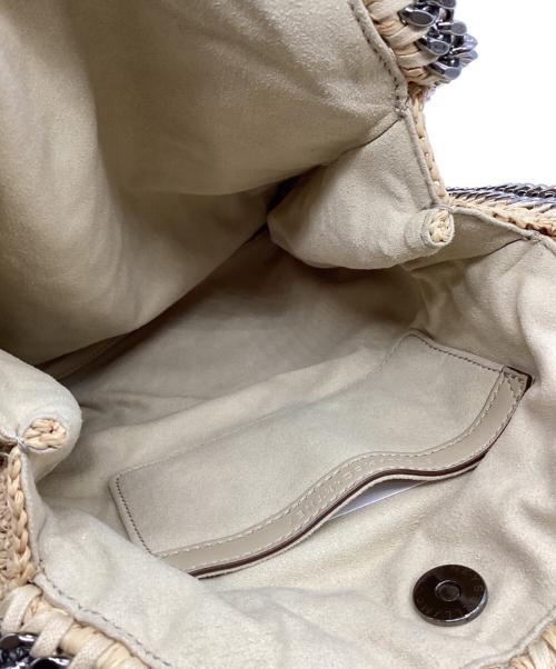 STELLA McCARTNEY（ステラマッカートニー）STELLA McCARTNEY (ステラマッカートニー) Falabella Mini Tote Rafia ナチュラルの古着・服飾アイテム