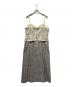 JILL STUART (ジルスチュアート) レースコンビチェックワンピース ベージュ サイズ:4：5000円