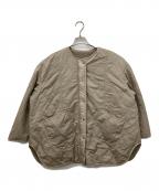 BABYLONEバビロン）の古着「ナカワタリバーシブルブルゾン」｜ベージュ