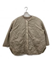 BABYLONE（バビロン）の古着「ナカワタリバーシブルブルゾン」｜ベージュ