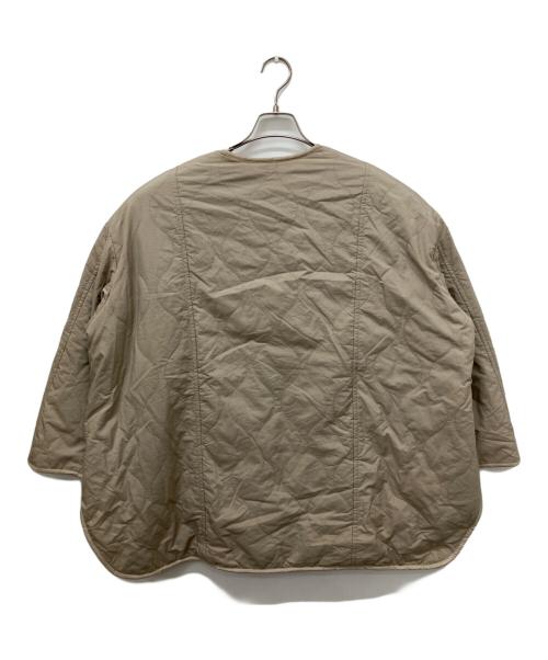 BABYLONE（バビロン）BABYLONE (バビロン) ナカワタリバーシブルブルゾン ベージュ サイズ:Fの古着・服飾アイテム