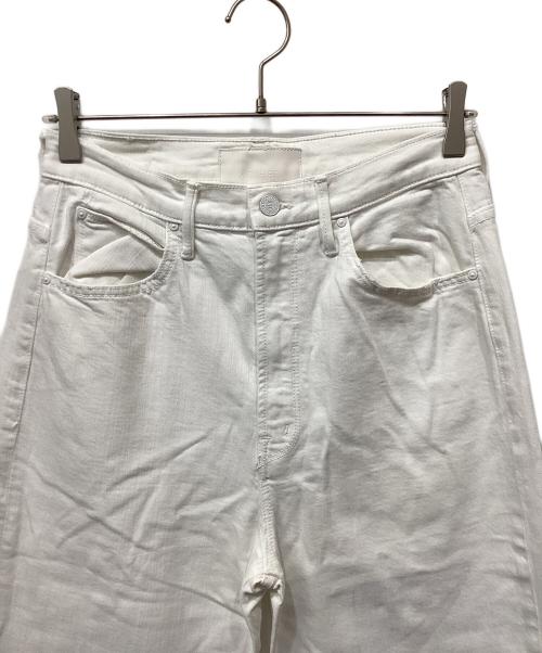 mother（マザー）mother (マザー) THE HIGH WAISTED TUNNEL VISION AN ホワイト サイズ:26の古着・服飾アイテム