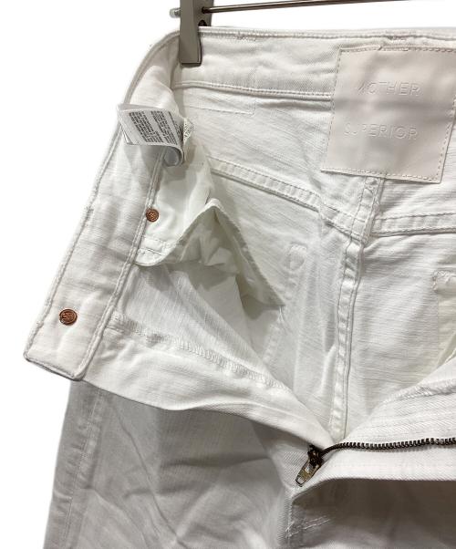 mother（マザー）mother (マザー) THE HIGH WAISTED TUNNEL VISION AN ホワイト サイズ:26の古着・服飾アイテム