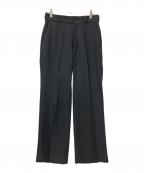 THE SHINZONEザ シンゾーン）の古着「CENTER PRESS PANTS」｜ブラック