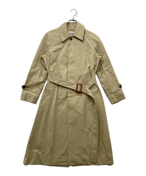 MADISON BLUE（マディソンブルー）MADISON BLUE (マディソンブルー) SOUTAIN COLLAR OVER COAT ベージュ サイズ:Mの古着・服飾アイテム