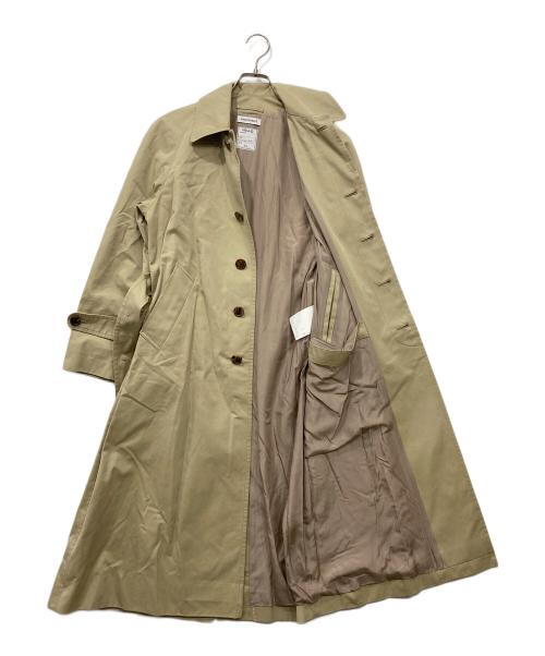 MADISON BLUE（マディソンブルー）MADISON BLUE (マディソンブルー) SOUTAIN COLLAR OVER COAT ベージュ サイズ:Mの古着・服飾アイテム