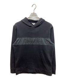 Calvin Klein（カルバンクライン）の古着「プルオーバーロゴパーカー」｜ブラック