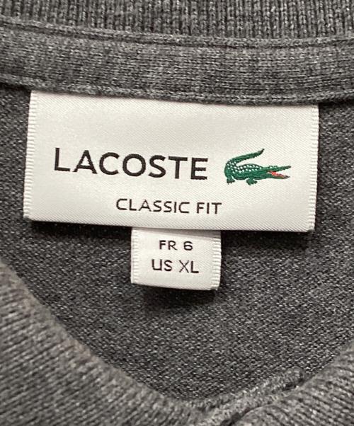 LACOSTE（ラコステ）LACOSTE (ラコステ) ポロシャツ グレー サイズ:XLの古着・服飾アイテム