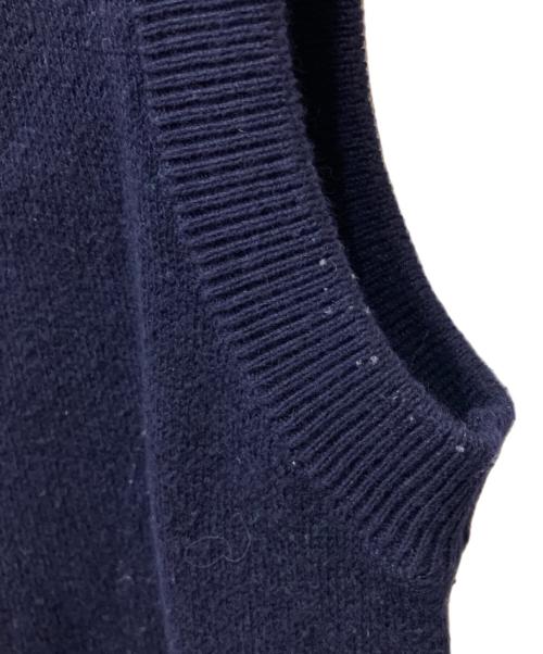 holiday（ホリデー）HOLIDAY (ホリデー) JACQUARD KNIT VEST ネイビー サイズ:ONEの古着・服飾アイテム