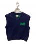 HOLIDAY（ホリデー）の古着「JACQUARD KNIT VEST」｜ネイビー
