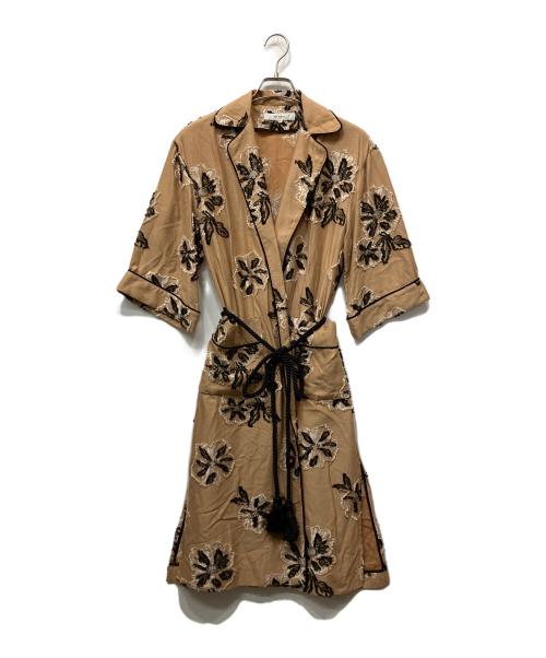 MURRAL（ミューラル）MURRAL (ミューラル) ガウンコート ベージュ サイズ:Fの古着・服飾アイテム