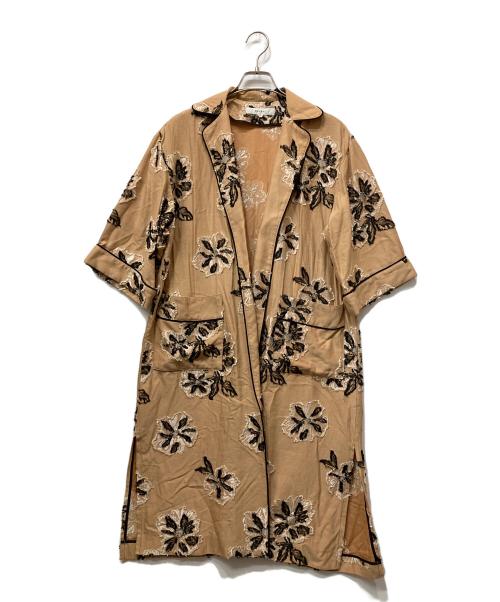 MURRAL（ミューラル）MURRAL (ミューラル) ガウンコート ベージュ サイズ:Fの古着・服飾アイテム