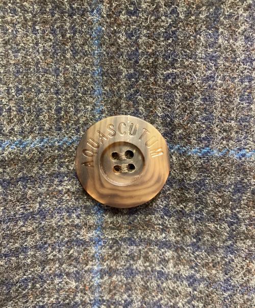 Aquascutum（アクアスキュータム）Aquascutum (アクアスキュータム) ウールトレンチコート グレー サイズ:8の古着・服飾アイテム