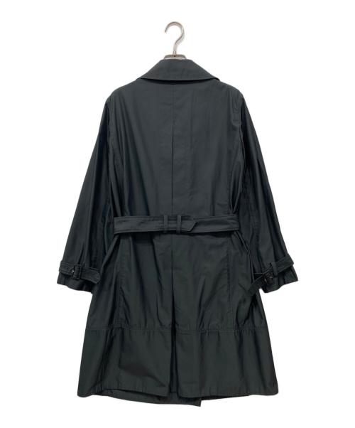 ARMANI COLLEZIONI（アルマーニ コレツィオーニ）ARMANI COLLEZIONI (アルマーニ コレツィオーニ) トレンチコート ブラック サイズ:42の古着・服飾アイテム