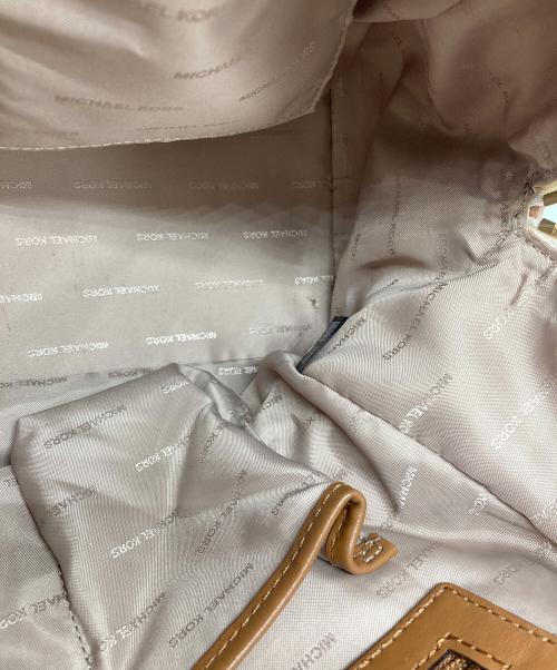 MICHAEL KORS（マイケル・コース）MICHAEL KORS (マイケル・コース) シグネチャーミニボストンバッグ アイボリーの古着・服飾アイテム
