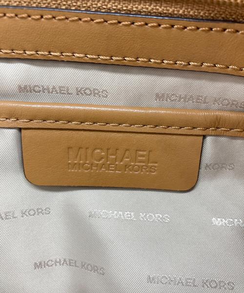 MICHAEL KORS（マイケル・コース）MICHAEL KORS (マイケル・コース) シグネチャーミニボストンバッグ アイボリーの古着・服飾アイテム