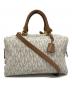 MICHAEL KORS（マイケル・コース）の古着「シグネチャーミニボストンバッグ」｜アイボリー