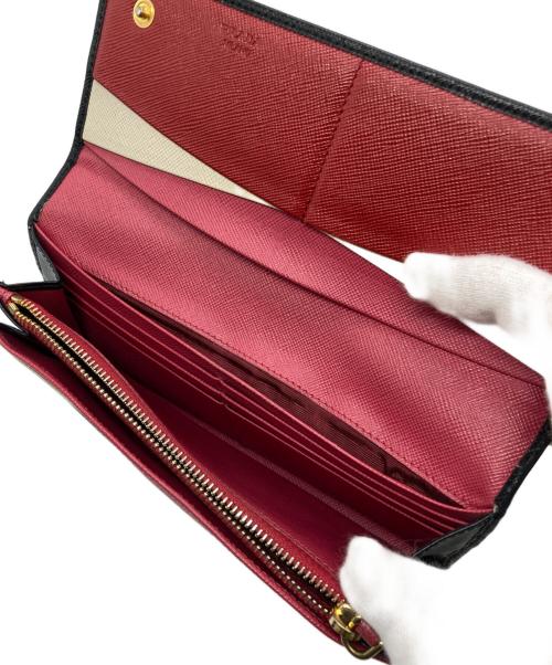 PRADA（プラダ）PRADA (プラダ) 長財布 ブラックの古着・服飾アイテム