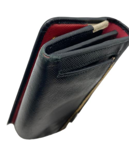 PRADA（プラダ）PRADA (プラダ) 長財布 ブラックの古着・服飾アイテム