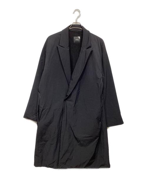 ATON（エイトン）ATON (エイトン) ASAKO NYLON PEAKED LAPEL COAT　CMAGIW0904 ブラック サイズ:06の古着・服飾アイテム
