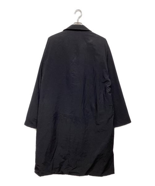 ATON（エイトン）ATON (エイトン) ASAKO NYLON PEAKED LAPEL COAT　CMAGIW0904 ブラック サイズ:06の古着・服飾アイテム