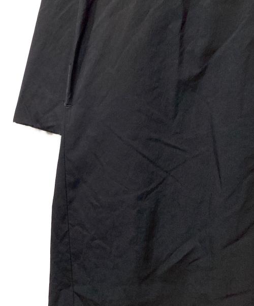 ATON（エイトン）ATON (エイトン) ASAKO NYLON PEAKED LAPEL COAT　CMAGIW0904 ブラック サイズ:06の古着・服飾アイテム