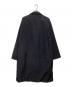 ATON (エイトン) ASAKO NYLON PEAKED LAPEL COAT　CMAGIW0904 ブラック サイズ:06：21000円