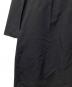 中古・古着 ATON (エイトン) ASAKO NYLON PEAKED LAPEL COAT　CMAGIW0904 ブラック サイズ:06：21000円