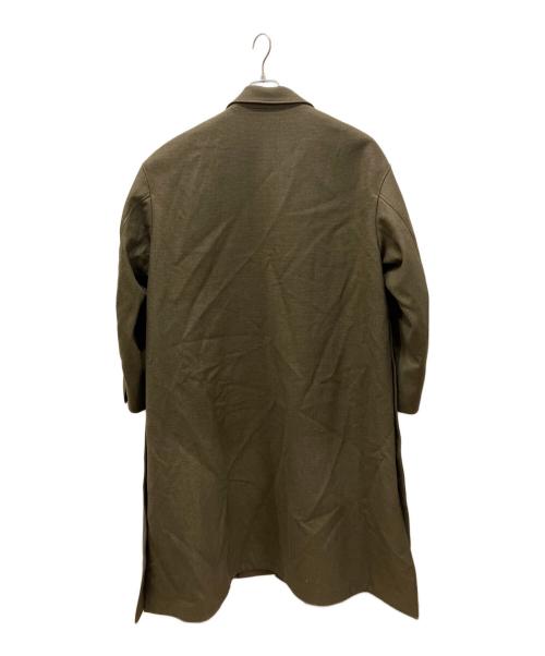 THE RERACS（ザ リラクス）THE RERACS (ザ リラクス) ピークドラペルチェスターコート カーキ サイズ:48の古着・服飾アイテム