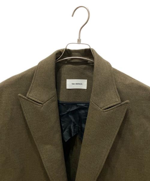 THE RERACS（ザ リラクス）THE RERACS (ザ リラクス) ピークドラペルチェスターコート カーキ サイズ:48の古着・服飾アイテム