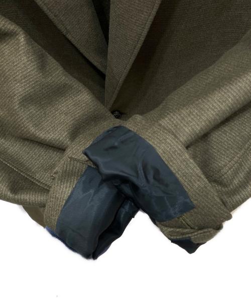 THE RERACS（ザ リラクス）THE RERACS (ザ リラクス) ピークドラペルチェスターコート カーキ サイズ:48の古着・服飾アイテム