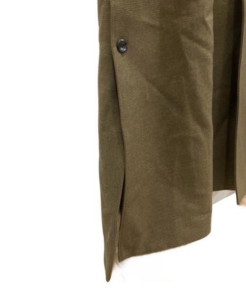 THE RERACS（ザ リラクス）THE RERACS (ザ リラクス) ピークドラペルチェスターコート カーキ サイズ:48の古着・服飾アイテム