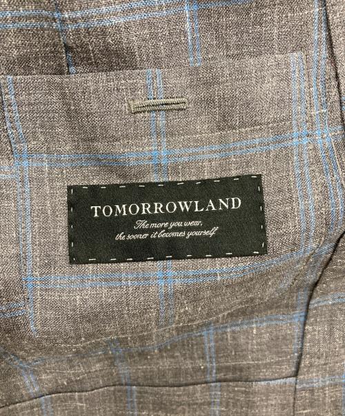 TOMORROW LAND（トゥモローランド）TOMORROW LAND (トゥモローランド) SUMMERTIME テーラードジャケット グレー サイズ:記載なしの古着・服飾アイテム