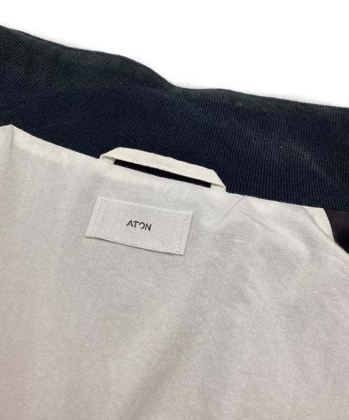 ATON（エイトン）ATON (エイトン) GIZA WEATHER HARRINGTON JACKET(ギザ ウェザー ハリントン ジャケット) ダークグリーン サイズ:06の古着・服飾アイテム