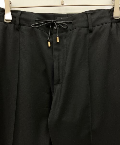 giab's ARCHIVIO（ジャブス アルキヴィオ）giab's ARCHIVIO (ジャブス アルキヴィオ) MASACCIO GOLD  ジャージーパンツ ブラック サイズ:50の古着・服飾アイテム