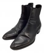 Saint Laurent Parisサンローランパリ）の古着「サイドゴアブーツ　WYATT CHELSEA BOOT」｜ブラック